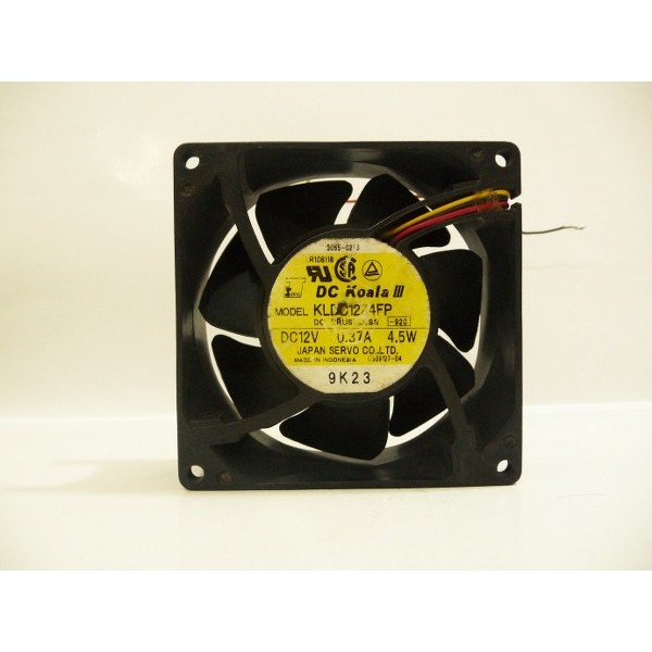 Server Cooling Fan, KLDC12Z4FP, DC12V 0.37A, Japan Servo, Indonesia